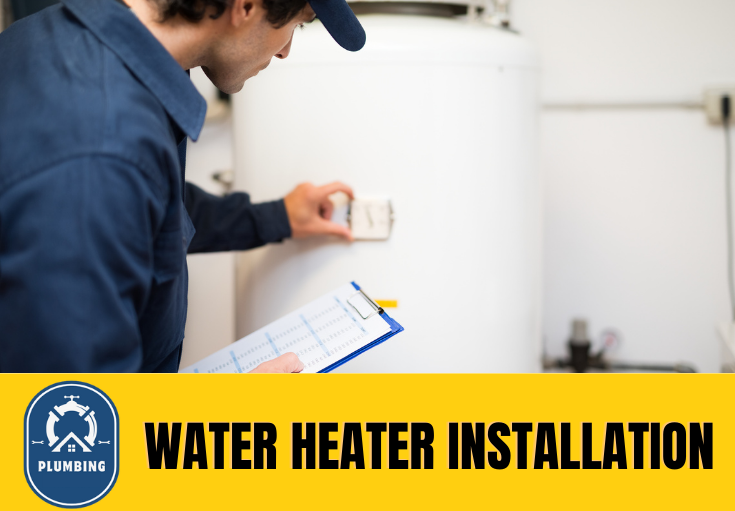 water heater installation Sandwich
